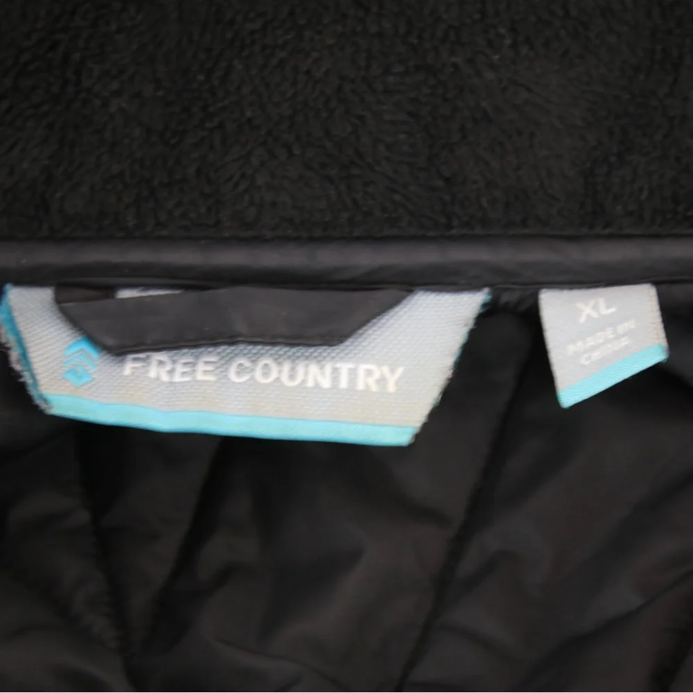 Free Country Black Full Zip Jacket Womens Size XL - Picture 4 of 7